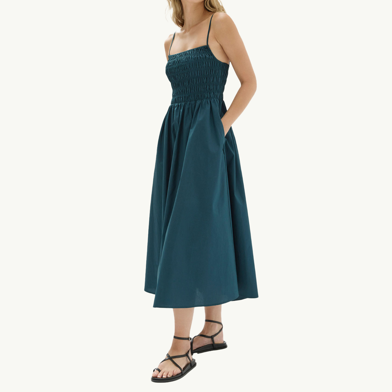 Aubrey Rouched Dress - Atlas