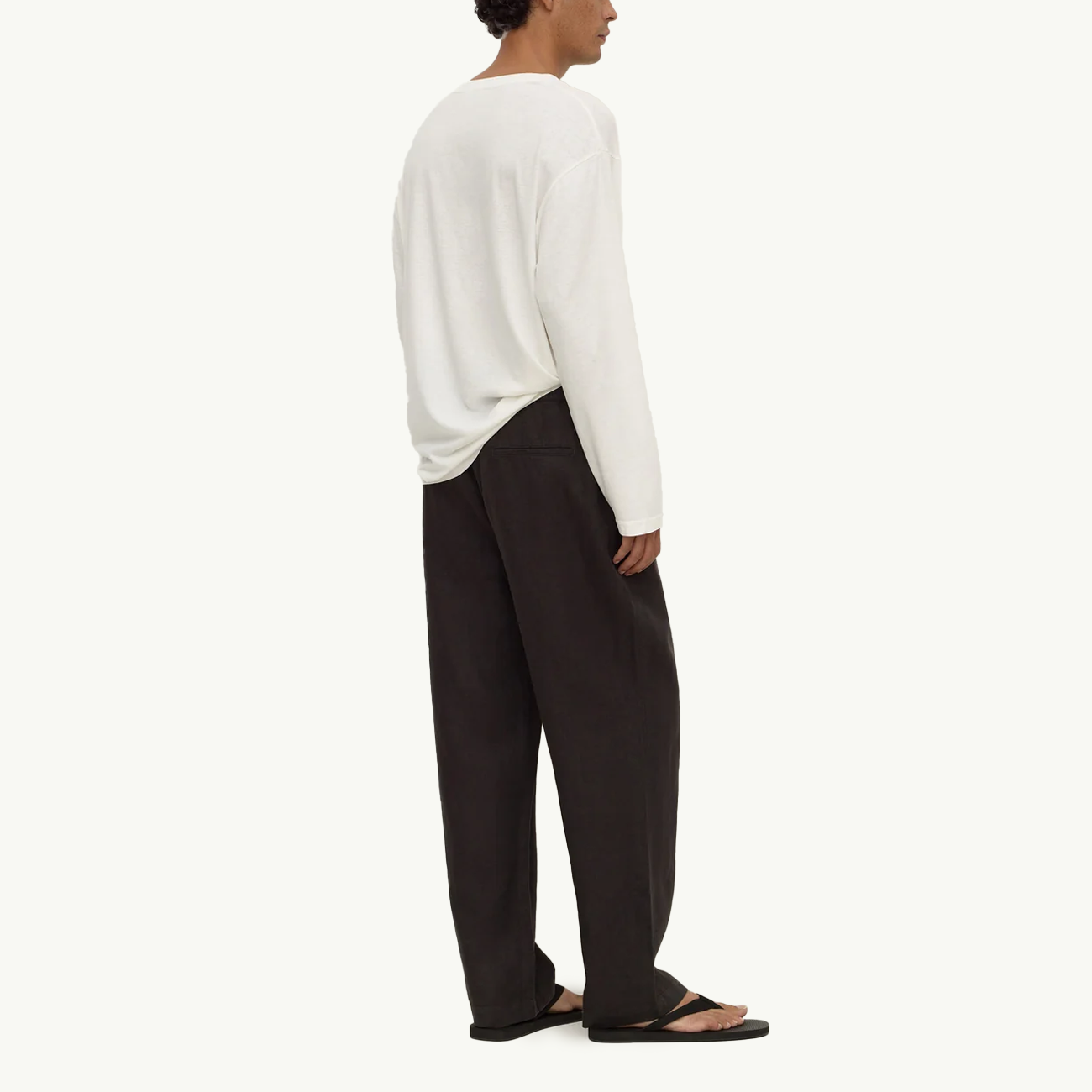 Finley Linen Pant - Black