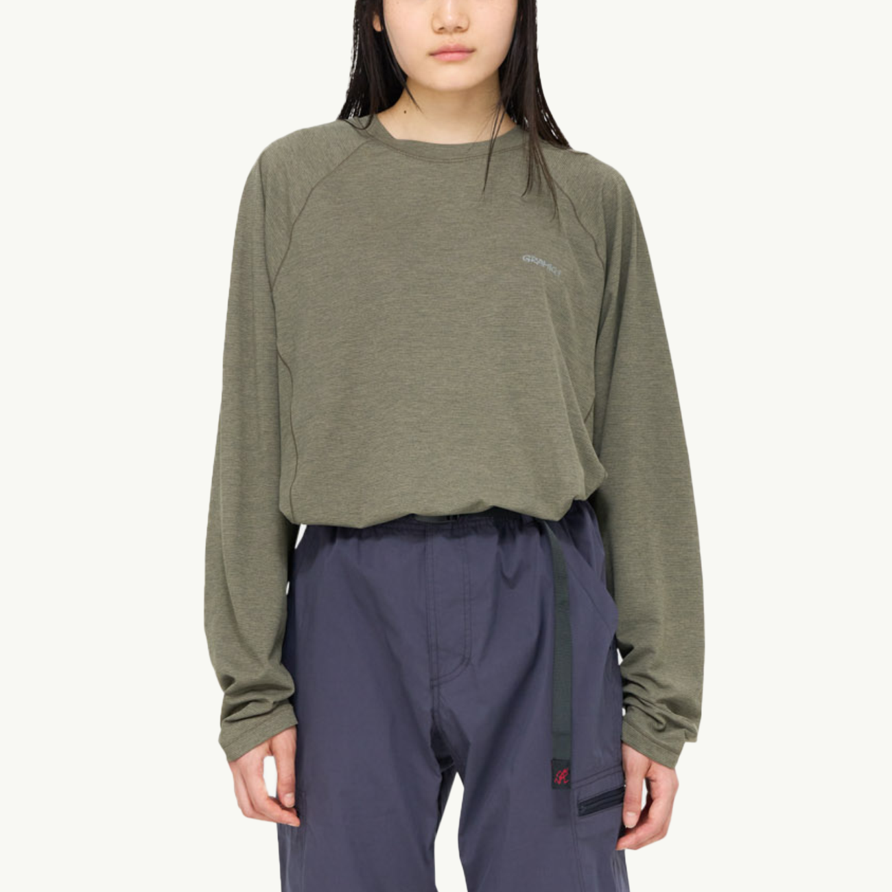 Winter Thermal LS Crew - Olive Heather