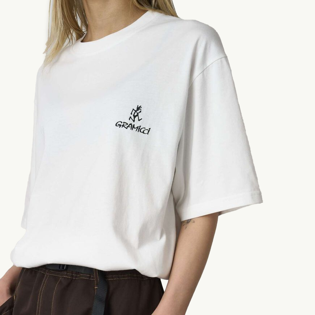 One Point Logo Tee - White