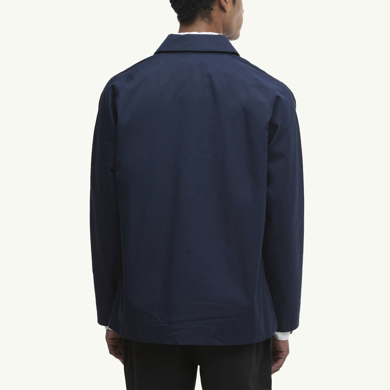 Short Rokig Waterproof Jacket - Navy/Highland Loch