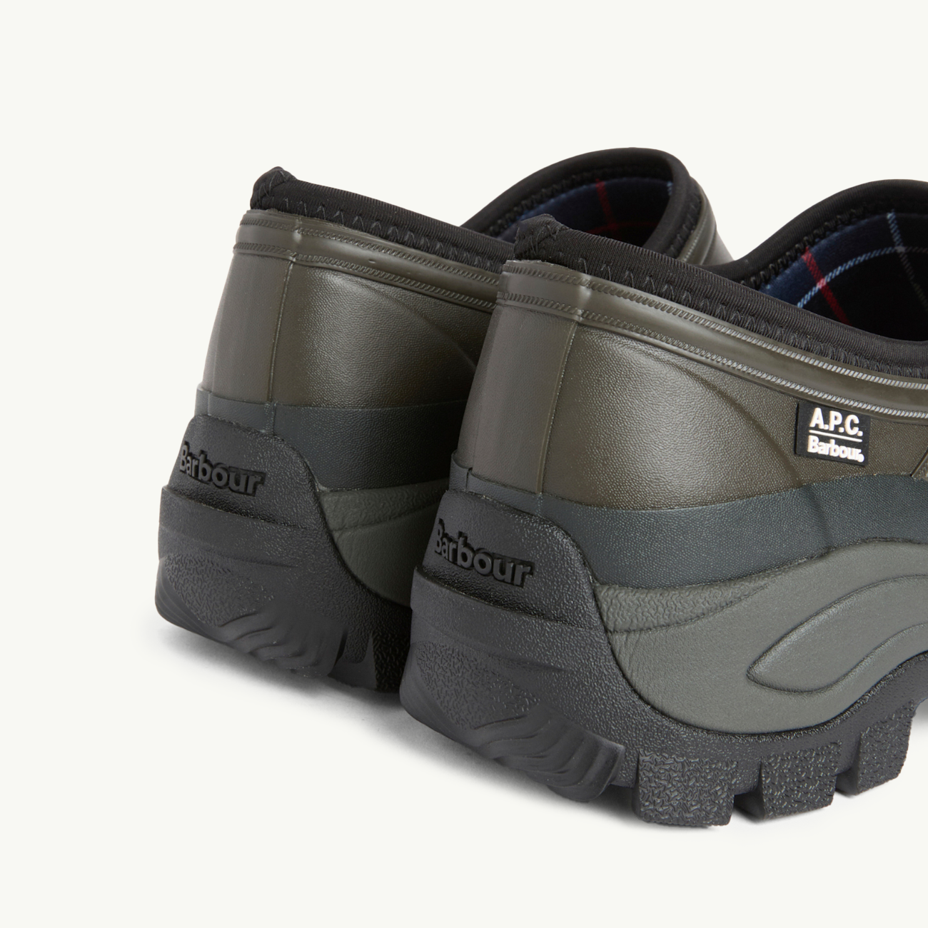 Barbour x A.P.C. Clog - Dark Sage