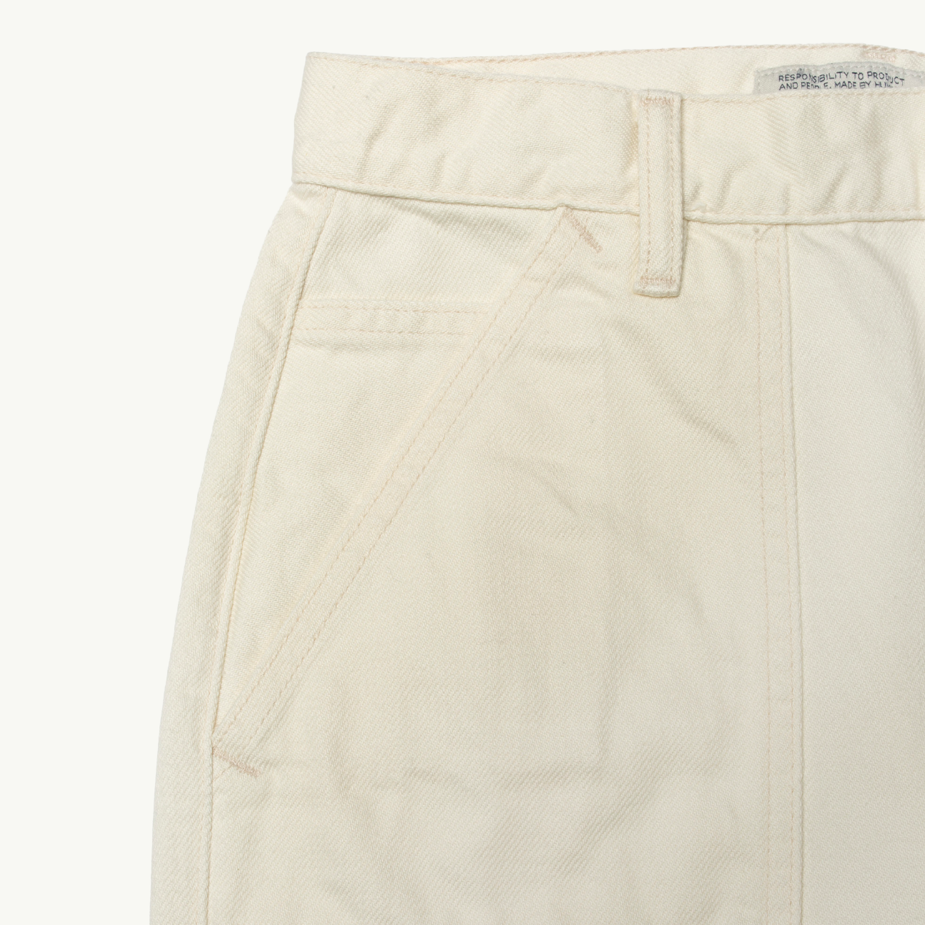 Asta Workwear Pants - Ivory