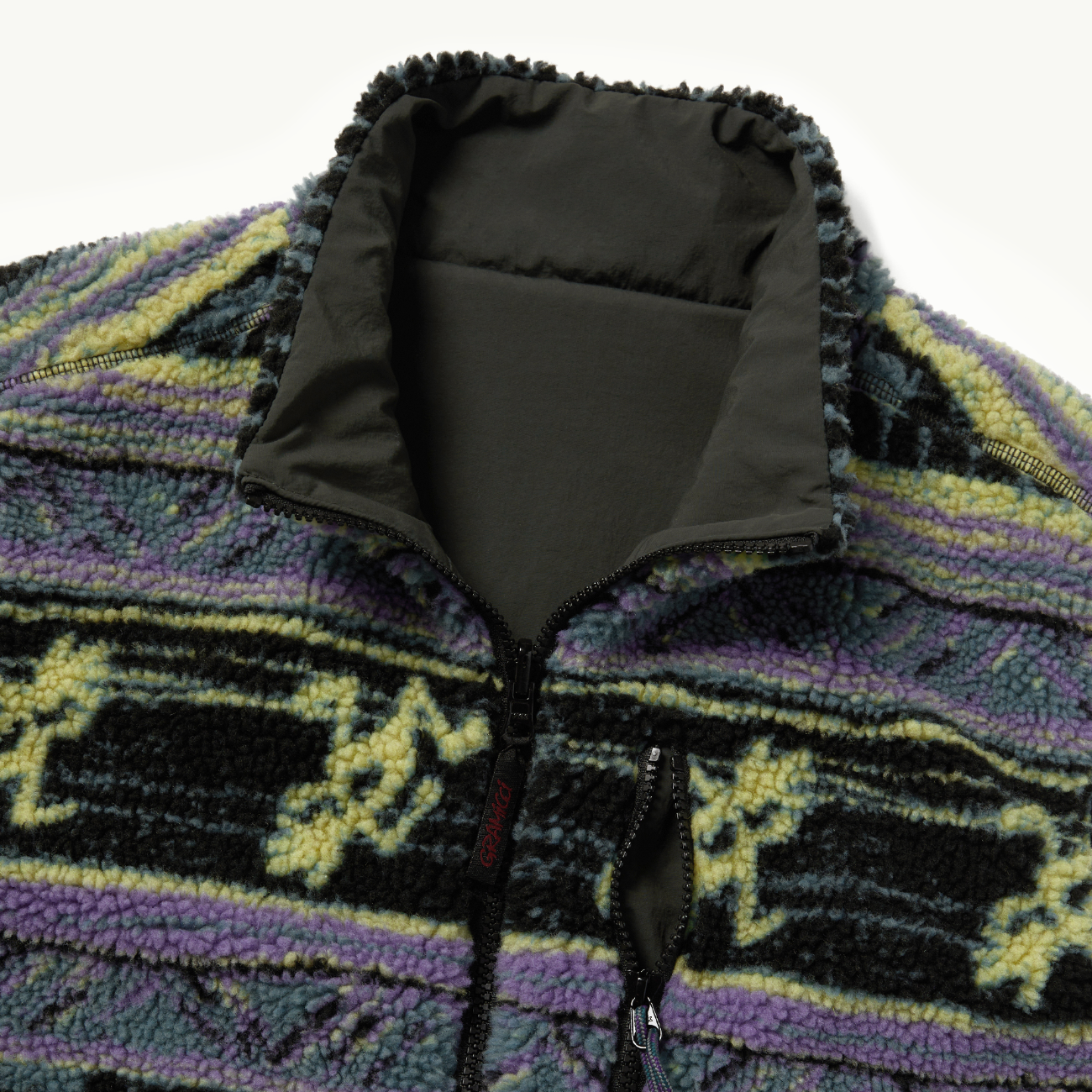 this is never that x Gramicci Reversible Fleece Vest - Multi