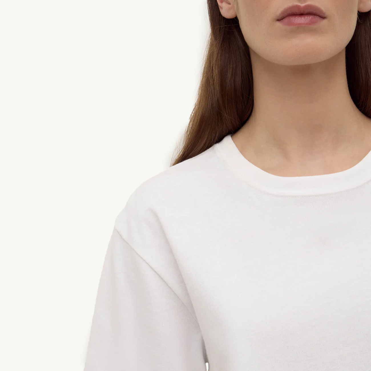Womens Organic Base Tee - White
