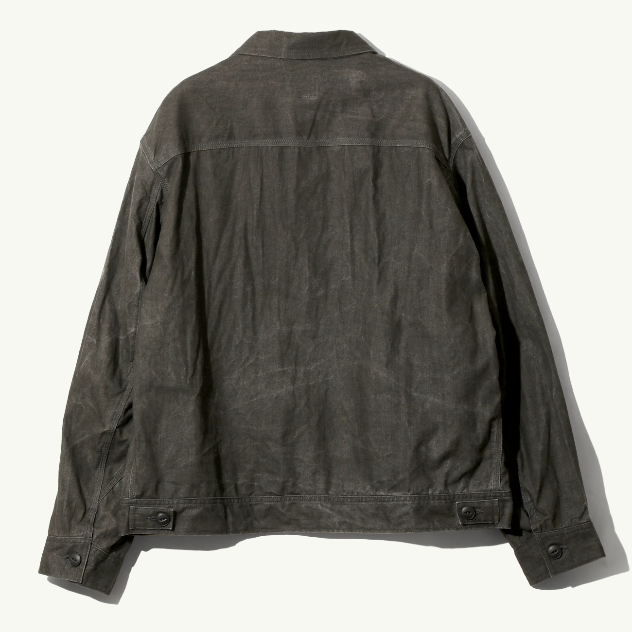 Zipped Work Jacket - Black