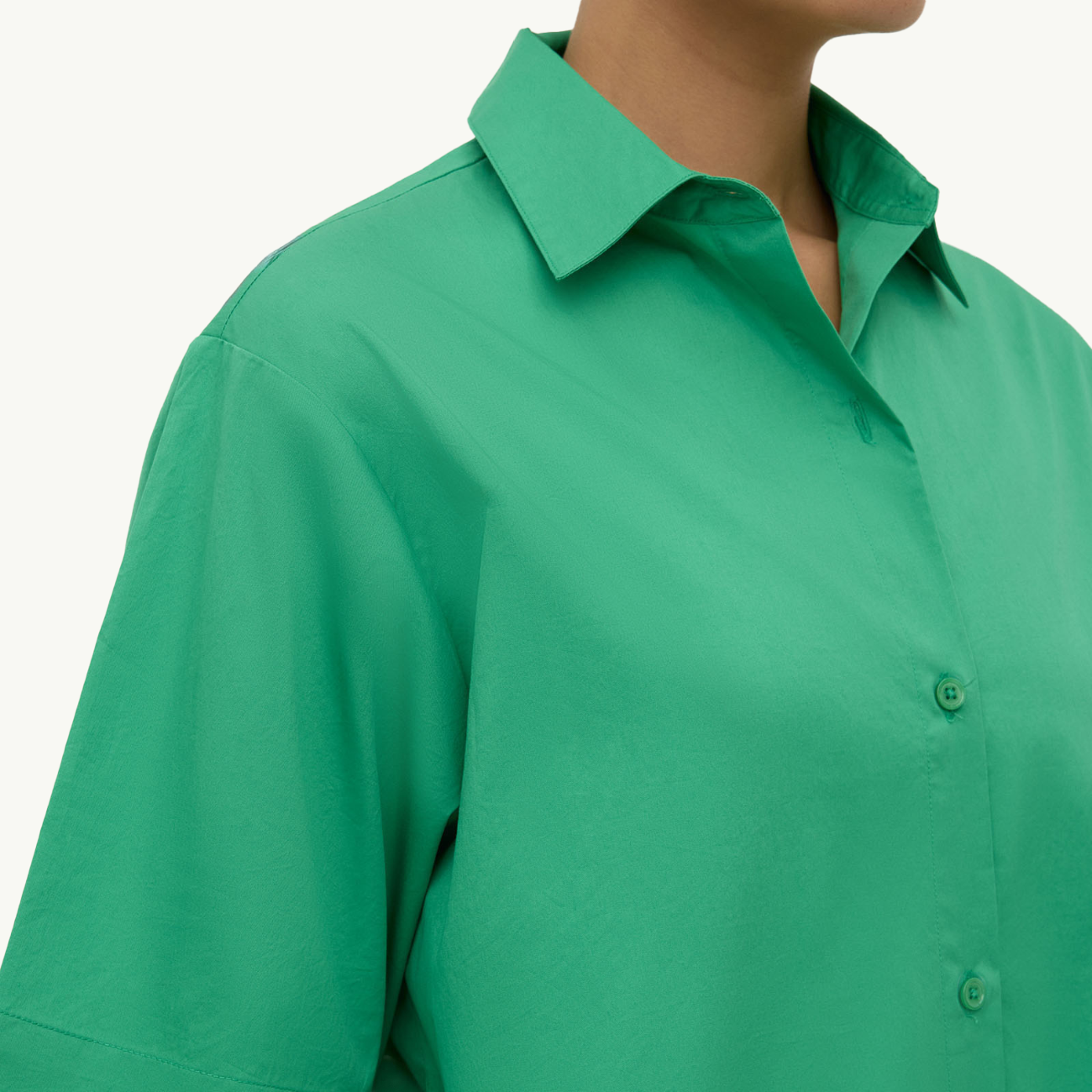 Joni Short Sleeve Shirt - Bright Green
