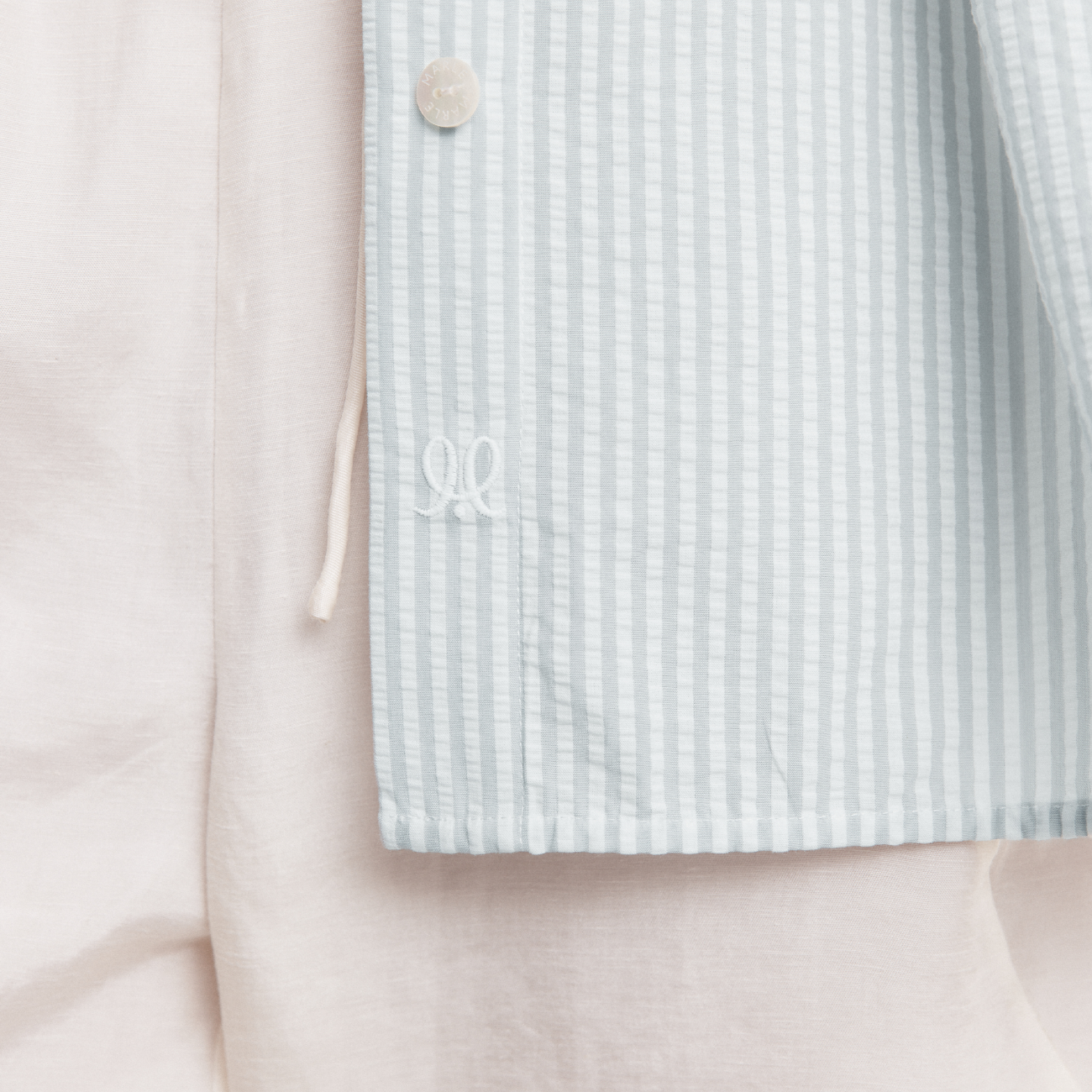 Mella Shirt - Mist Stripe