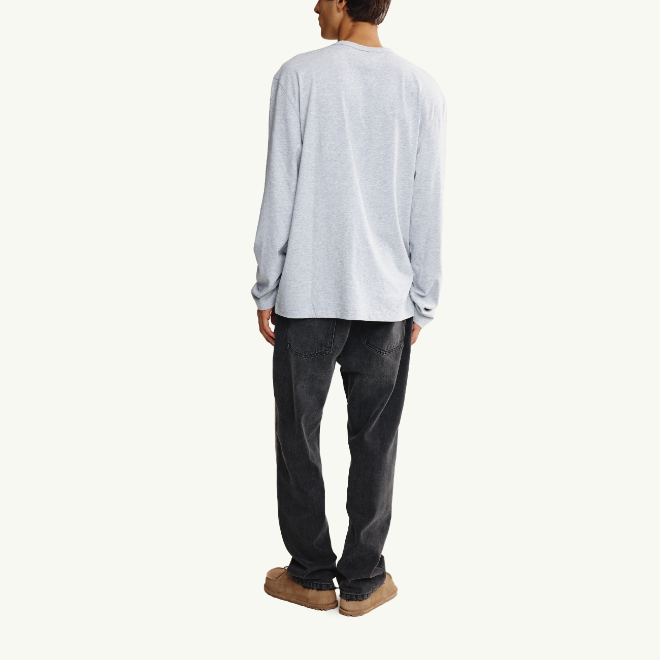 Kosta Long Sleeve Tee - Grey Marle