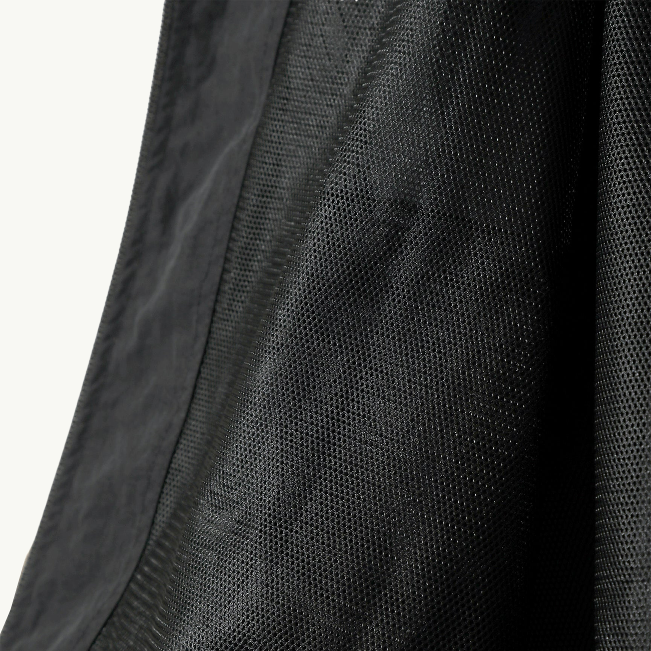 Warm-Up Nylon Tussah Jacket - Black