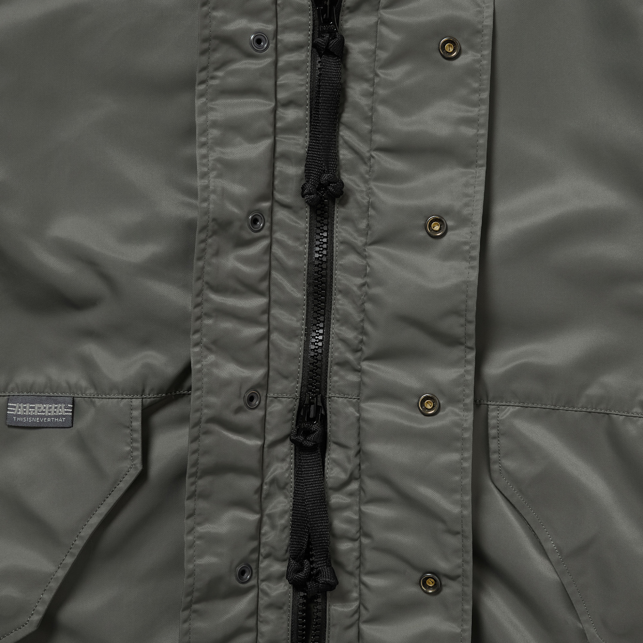 thisisneverthat x Alpha Industries Cold Weather Parka - Field Gray