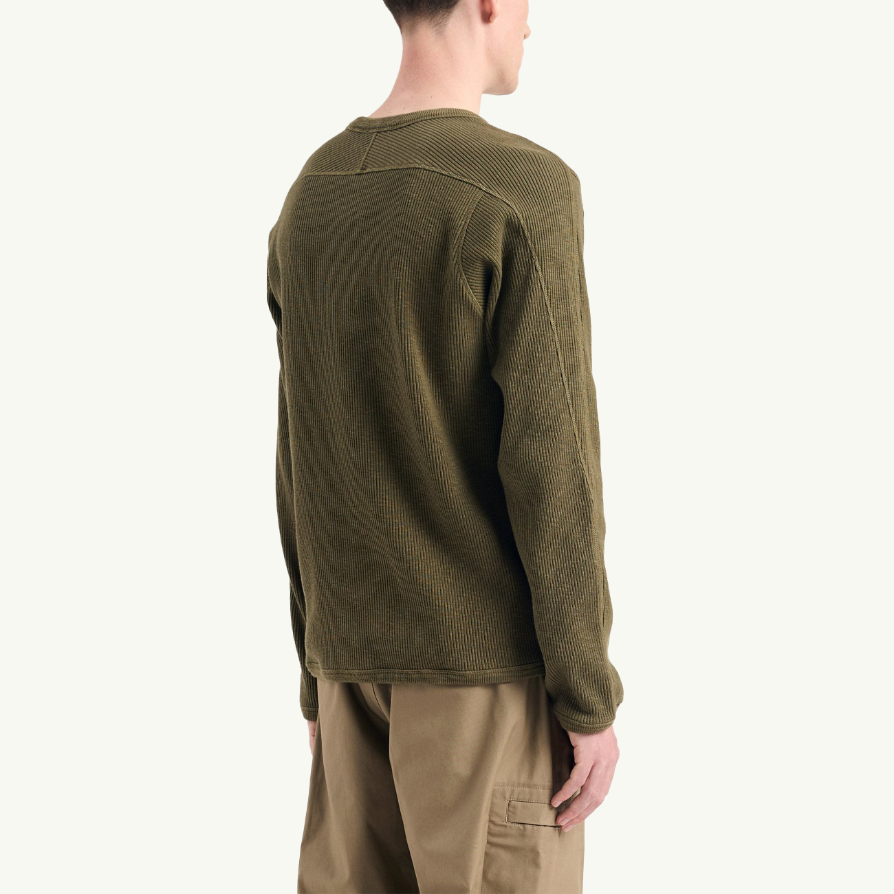 Eske Military Rib LS T-Shirt - Olive Night
