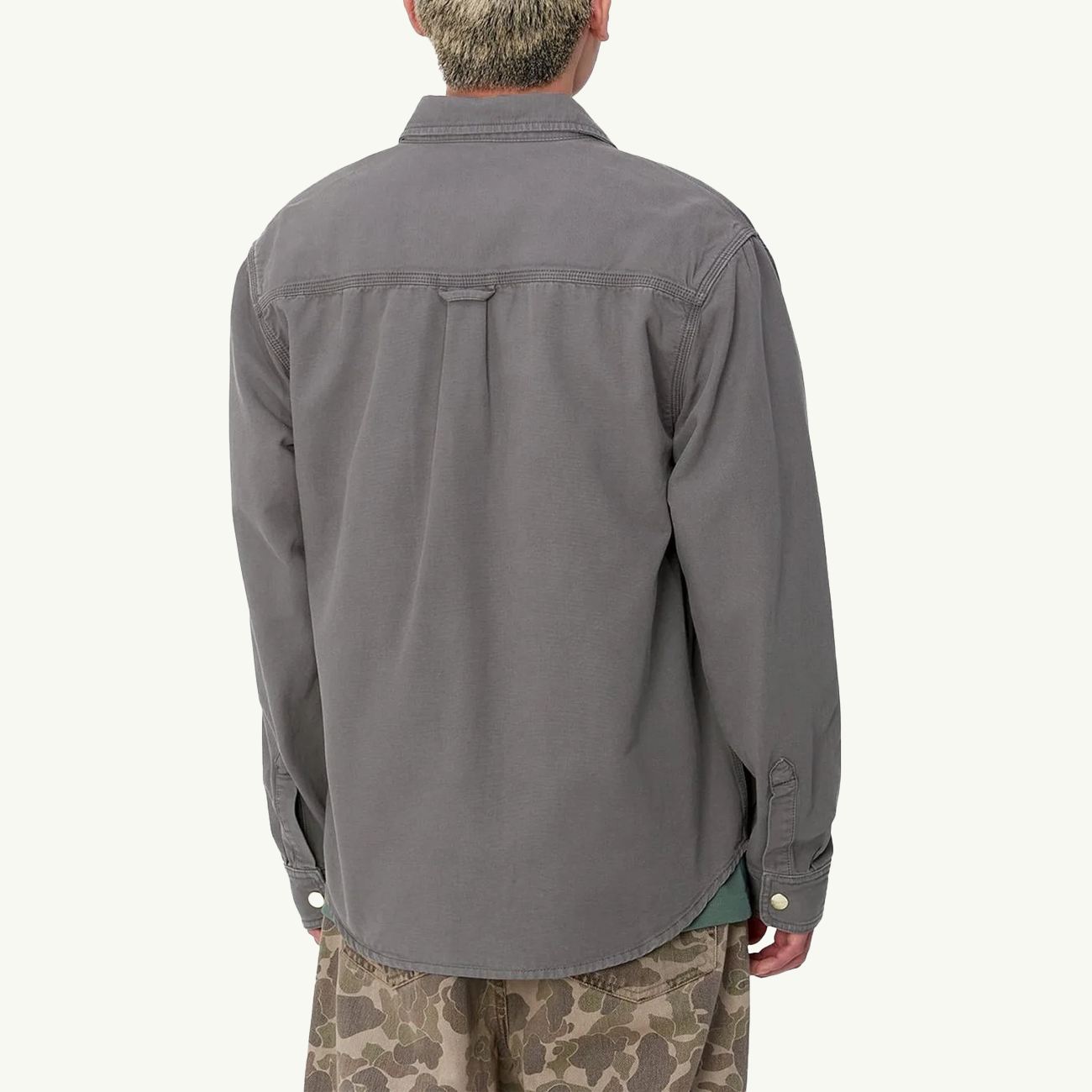 Conra Shirt Jacket - Graphite Stone Dyed