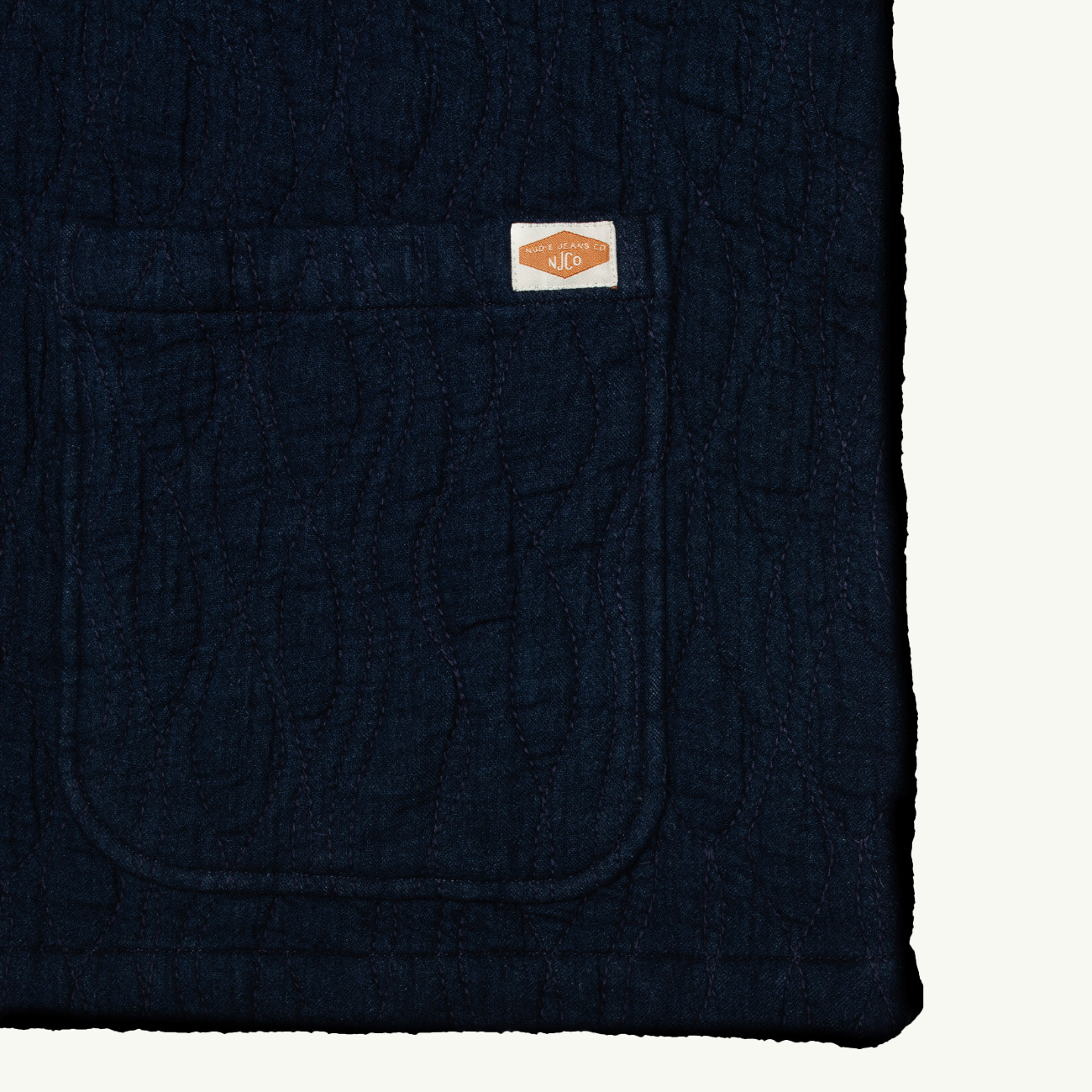 Sandra Jacket Indigo Quilt - Blue