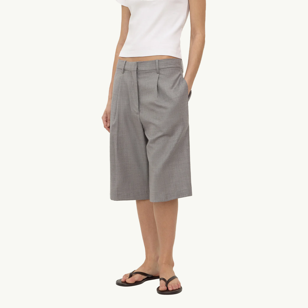 Jaina Suit Short - Grey Marle