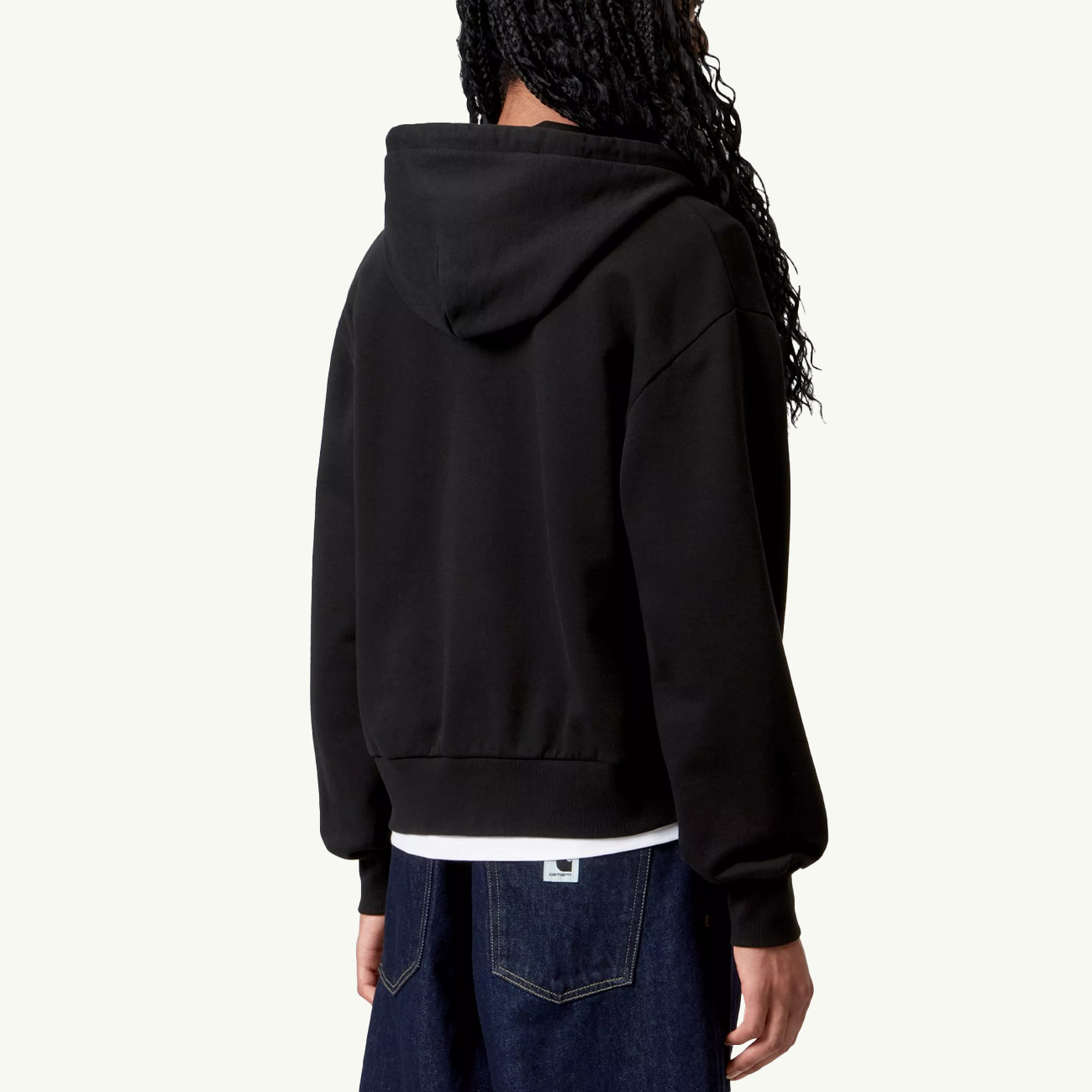 Women's Hooded Casey Jacket - Black/Silver