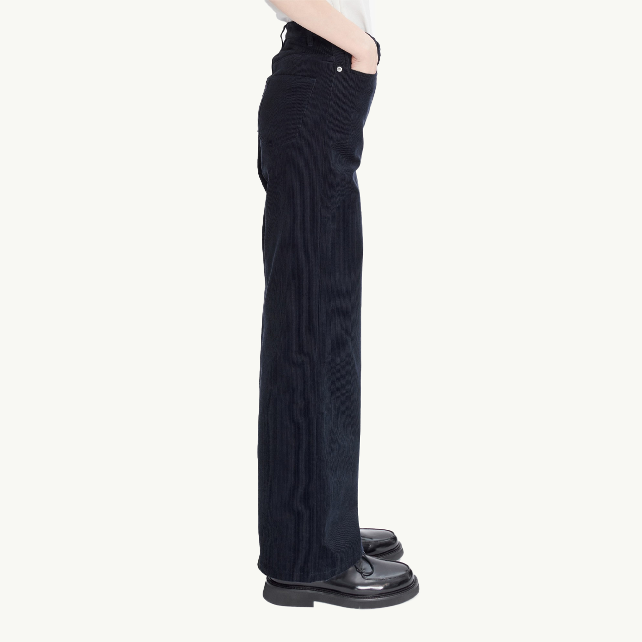 Elisabeth Corduroy Pant - Navy Blue