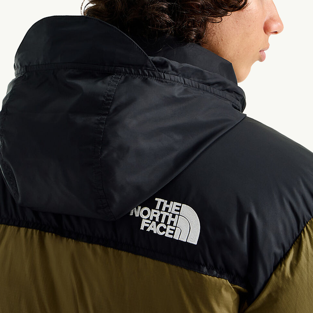 96 Retro Nuptse Jacket - Caraway Seed/TNF Black