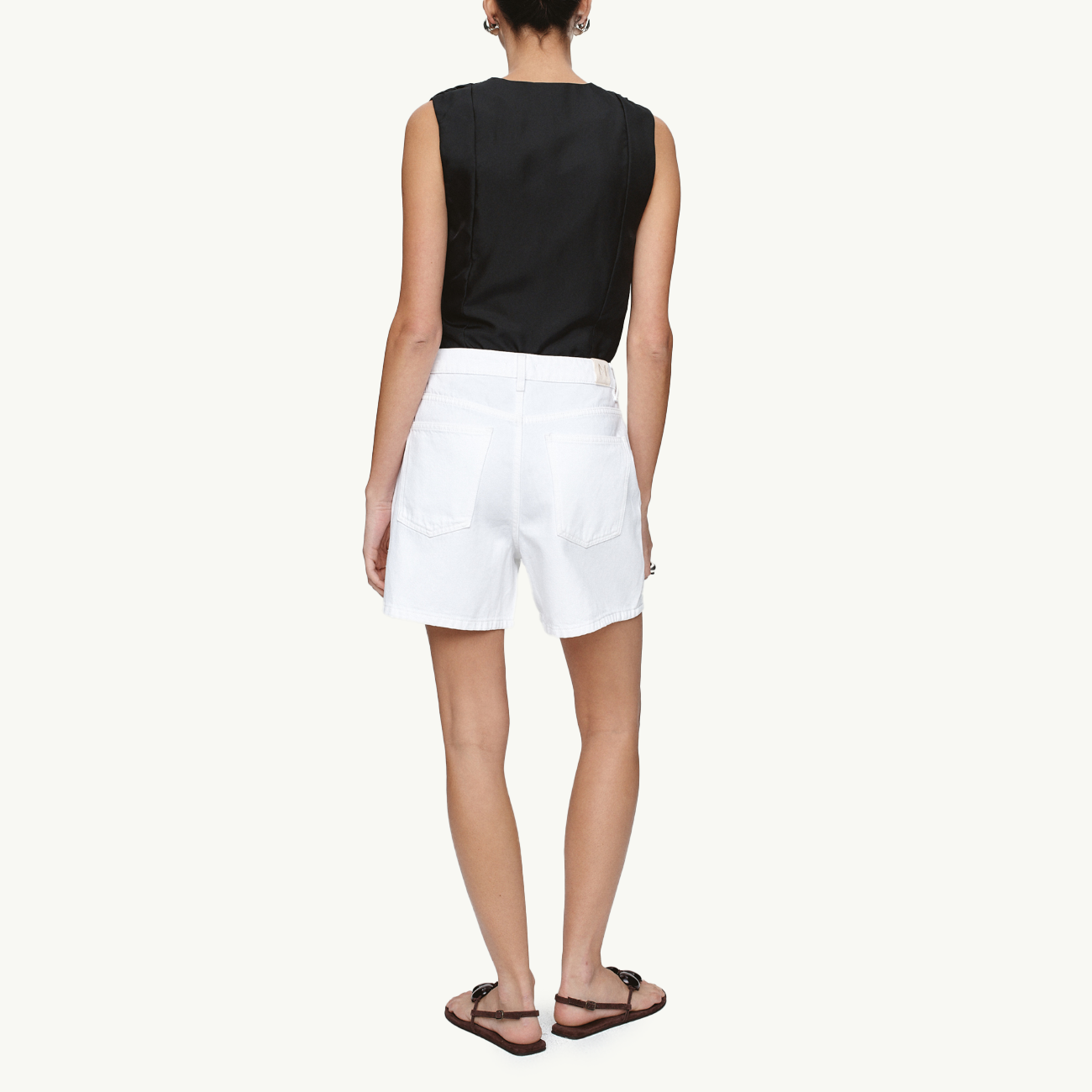 Classic Jean Short - Blanc