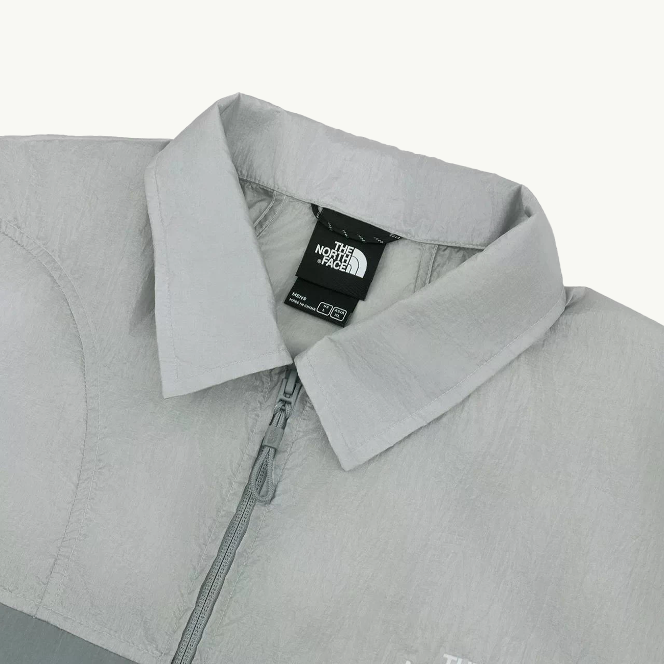 Metallic Dome Pocket LS Shirt - Monument Grey/High Rise Grey