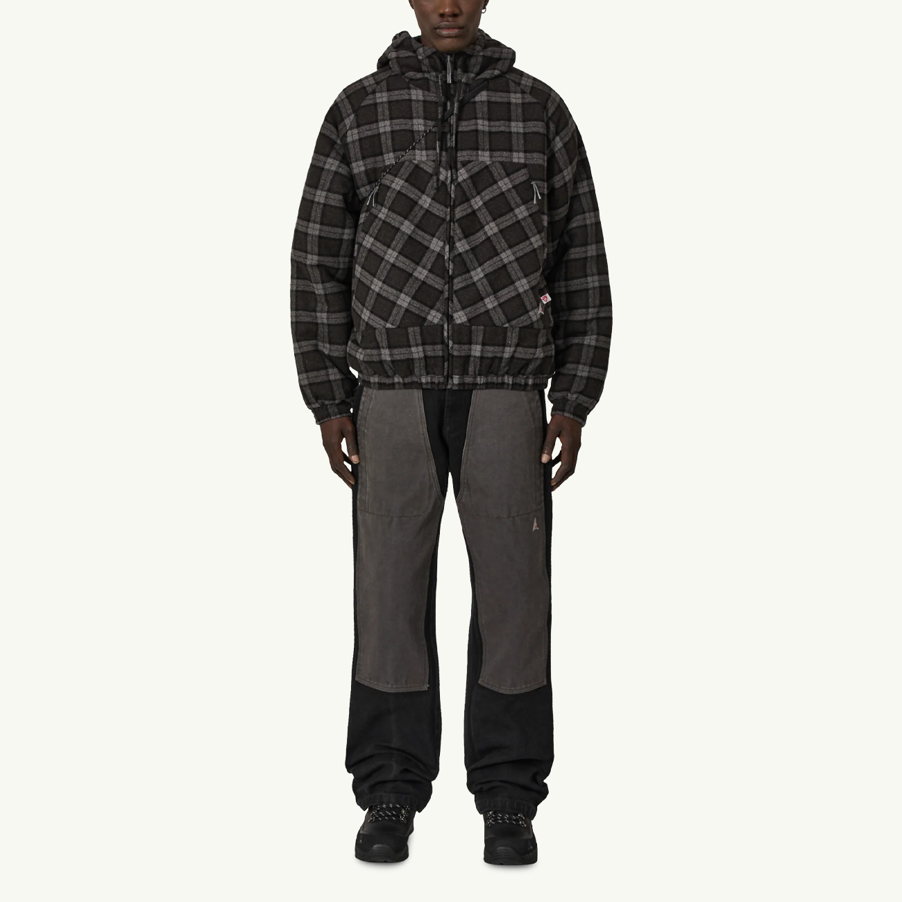 Logger Wool Primaloft Checked Jacket - Anthracite