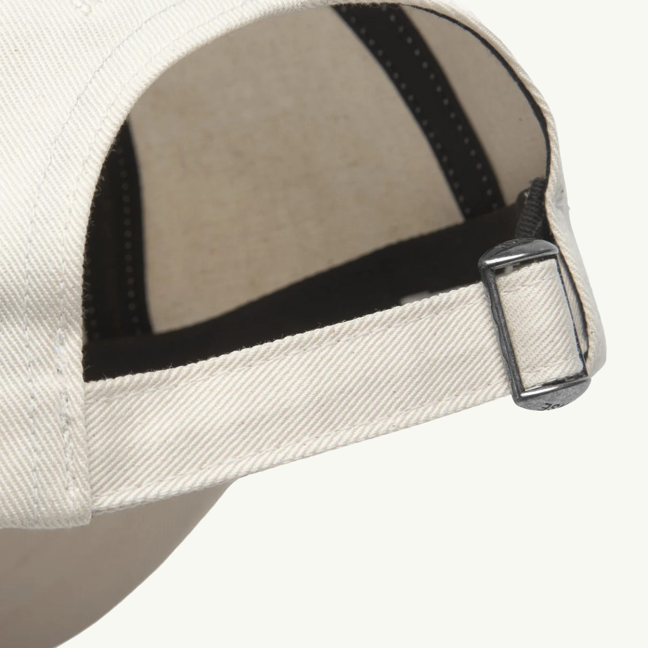 Twill Sports Cap - Marble White