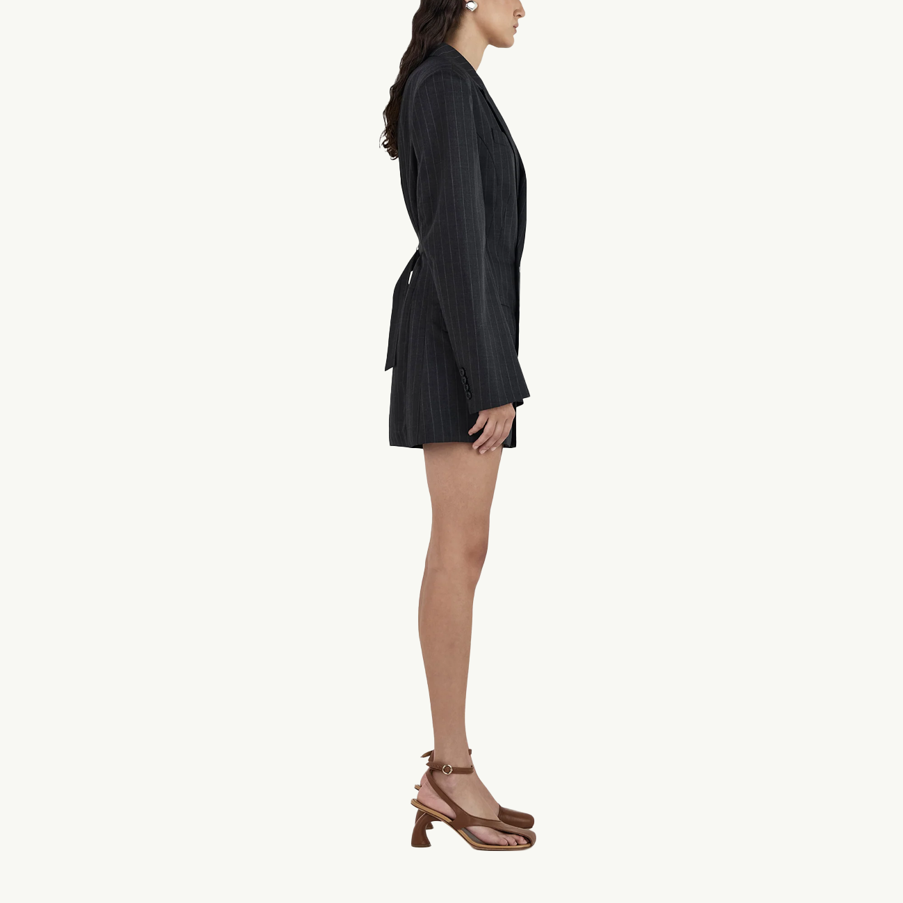 Callum Blazer Dress - Charcoal