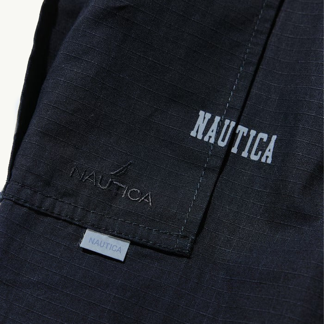 Super Wide Curve Cargo Pants - Black