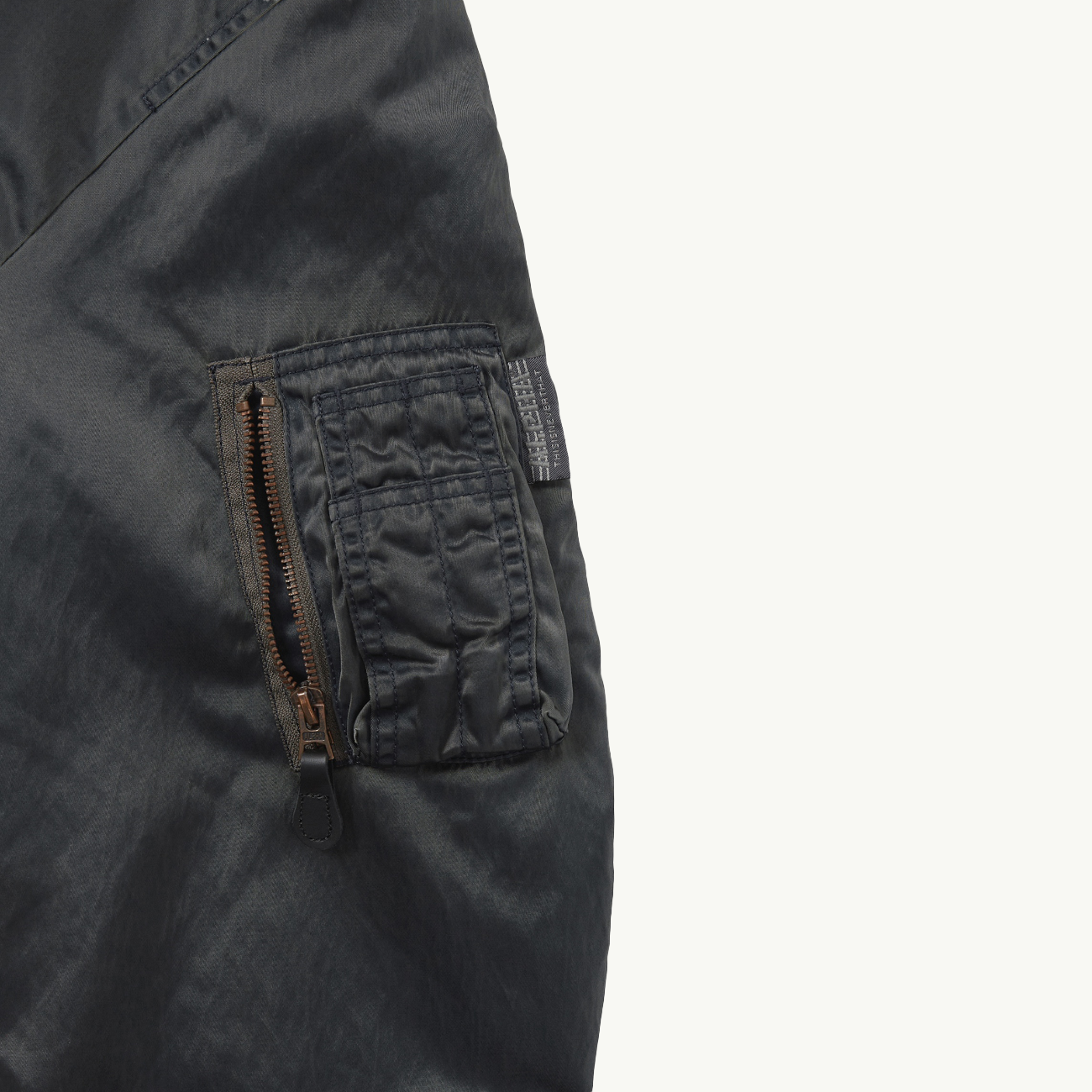 thisisneverthat x Alpha Industries MA-1 Flight Jacket - Gunmetal