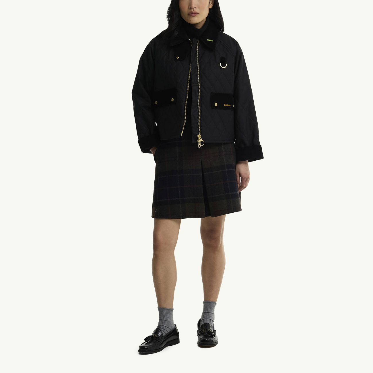 Icons Quilted Spey Wax Jacket - Black/Classic