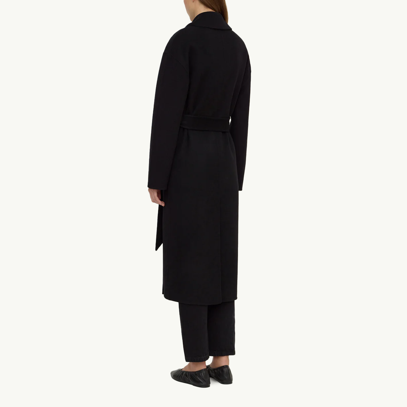 Ivy Wool Coat - Black