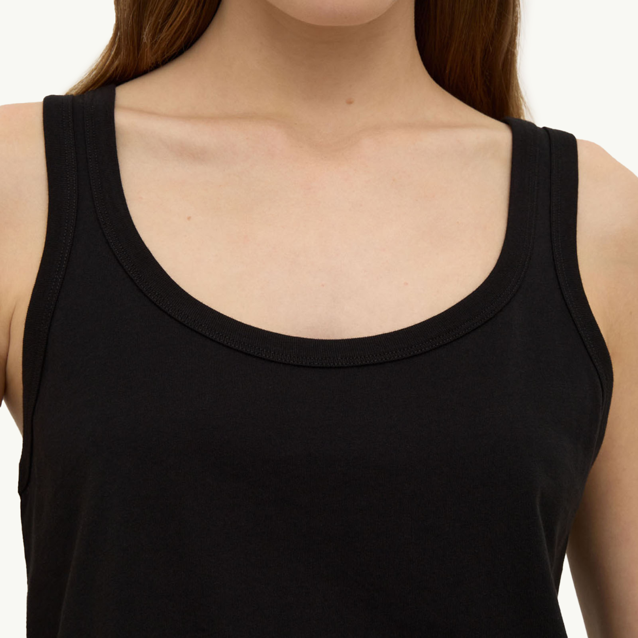 Adria Jersey Tank - Black