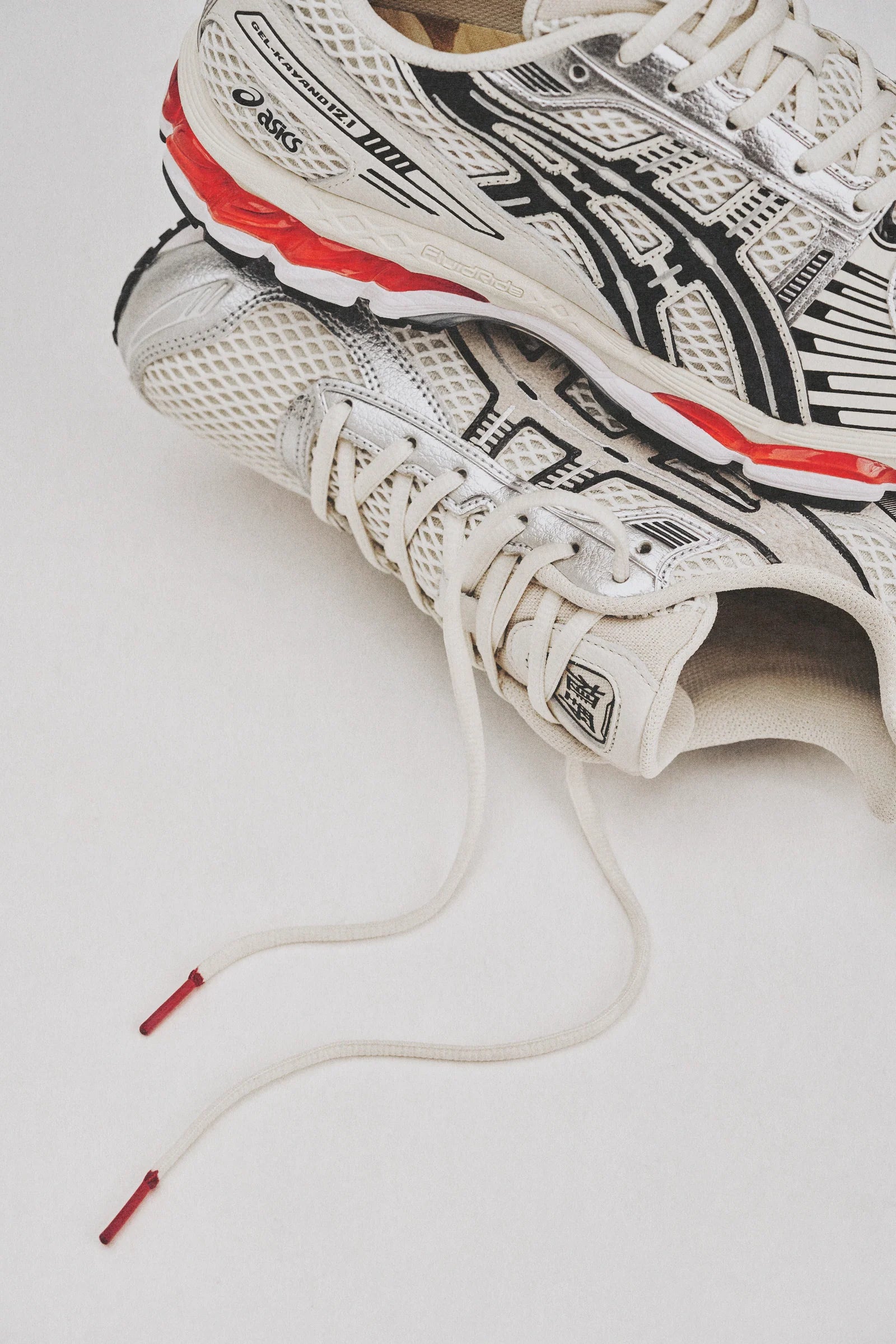 Lapstone & Hammer x Gel-Kayano 12.1 - Cream/Pure Silver