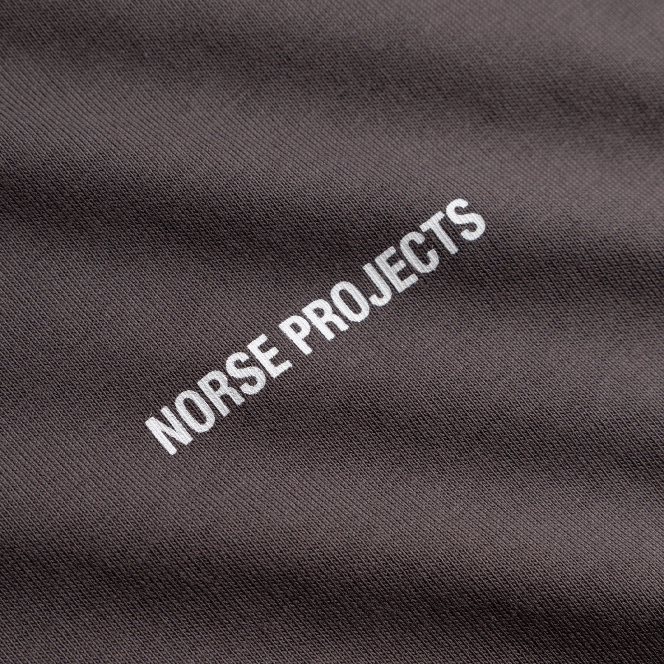 Dyrehaven Organic Logo Print T-Shirt - Shale