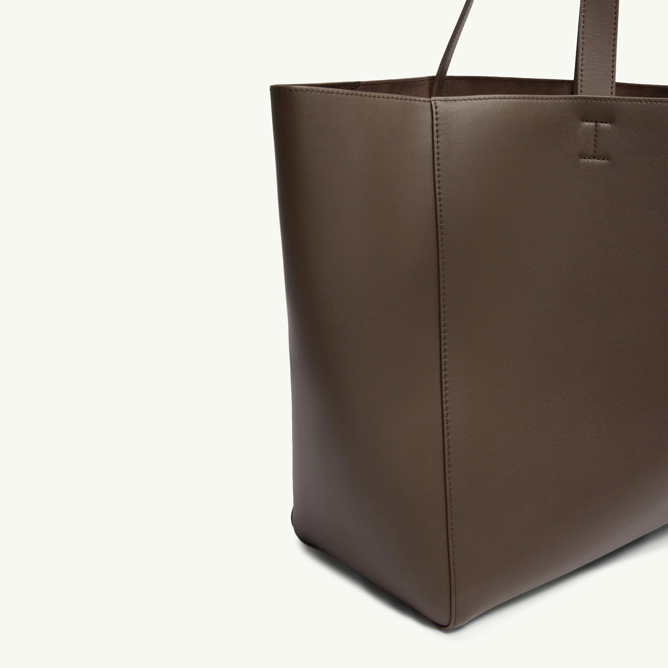Marina Leather Tote - Walnut
