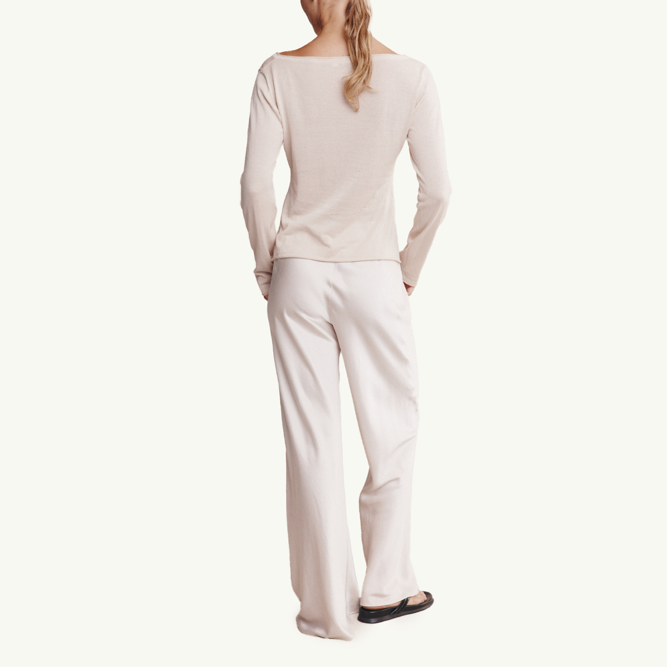 Jill Knit Top - Pearl