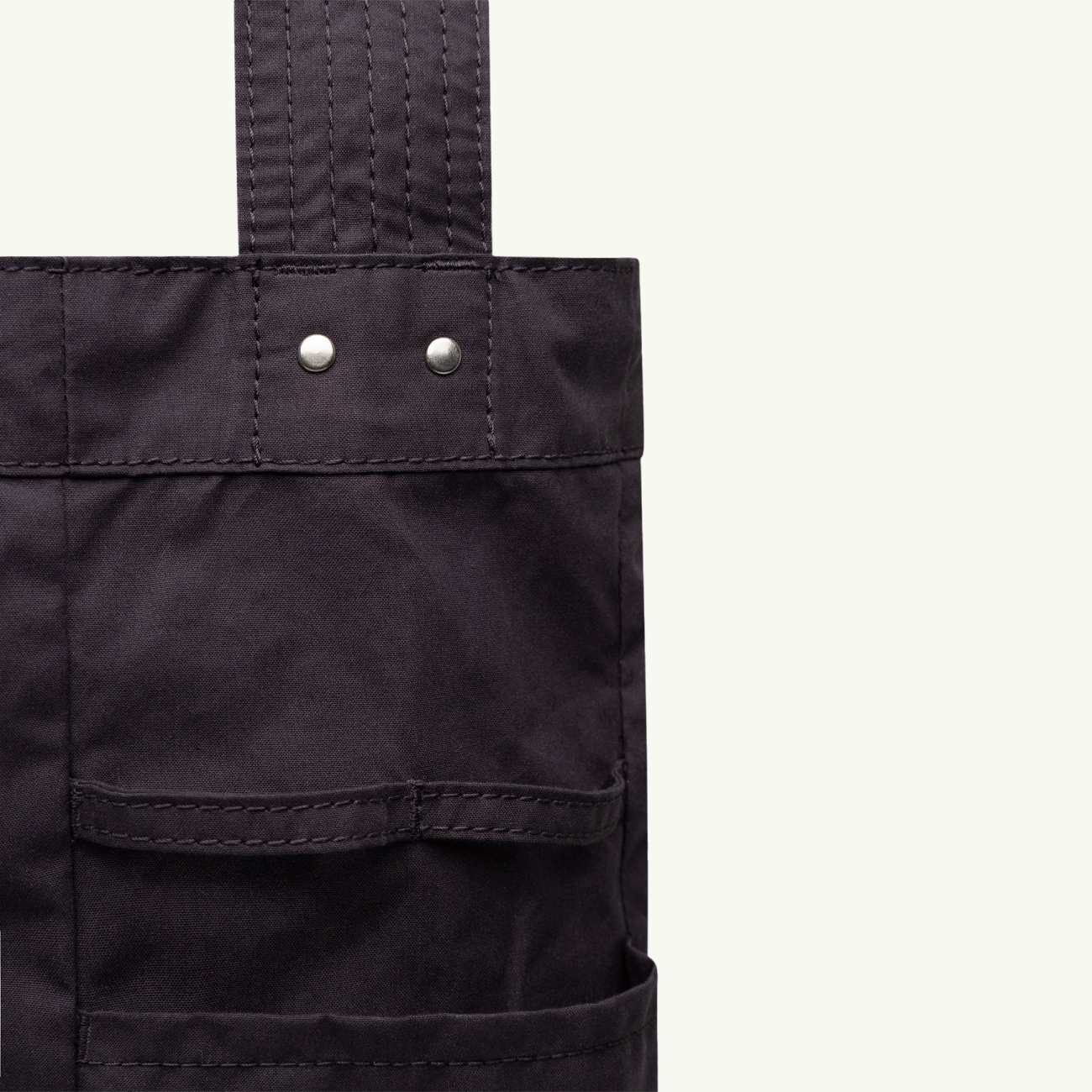 Pligt Wax Cotton Tote - Darkest Purple