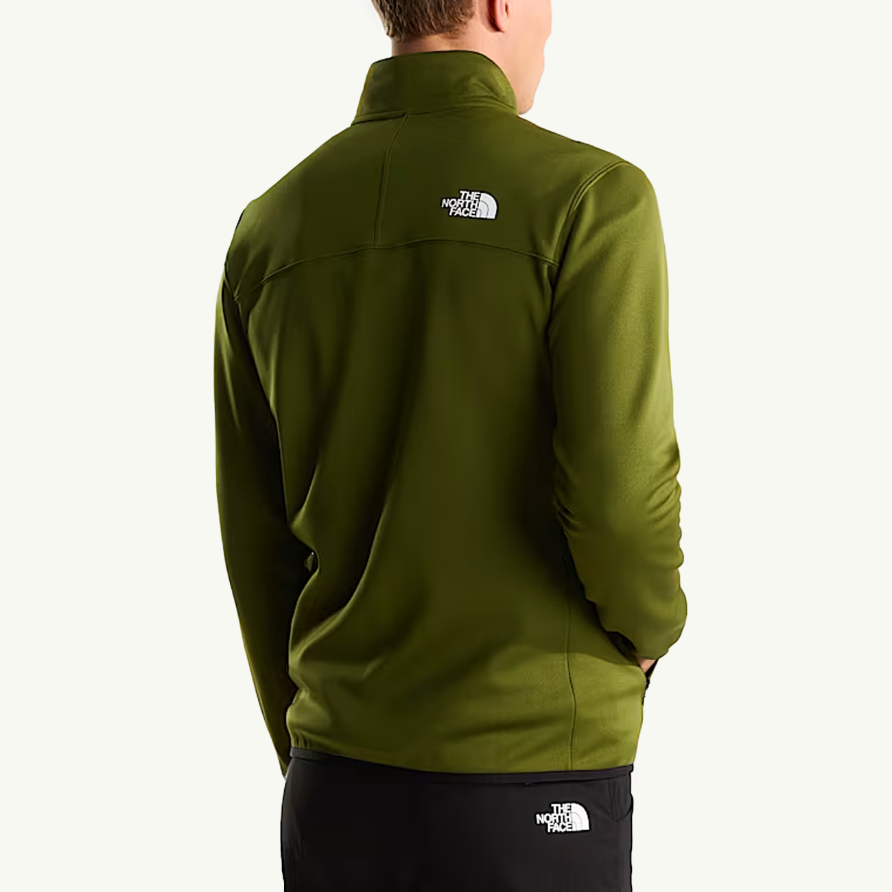 Crest Full Zip Fleece - Woodland Green/TNF Black