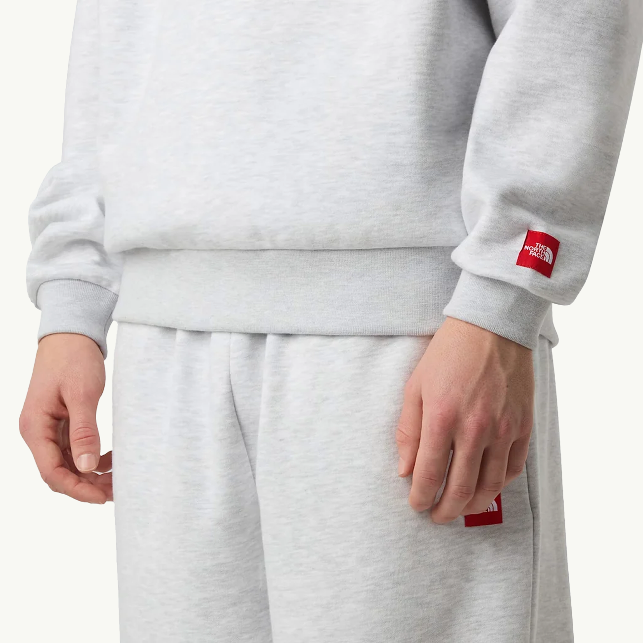 Red Box Hoodie - TNF Classic Grey Heather