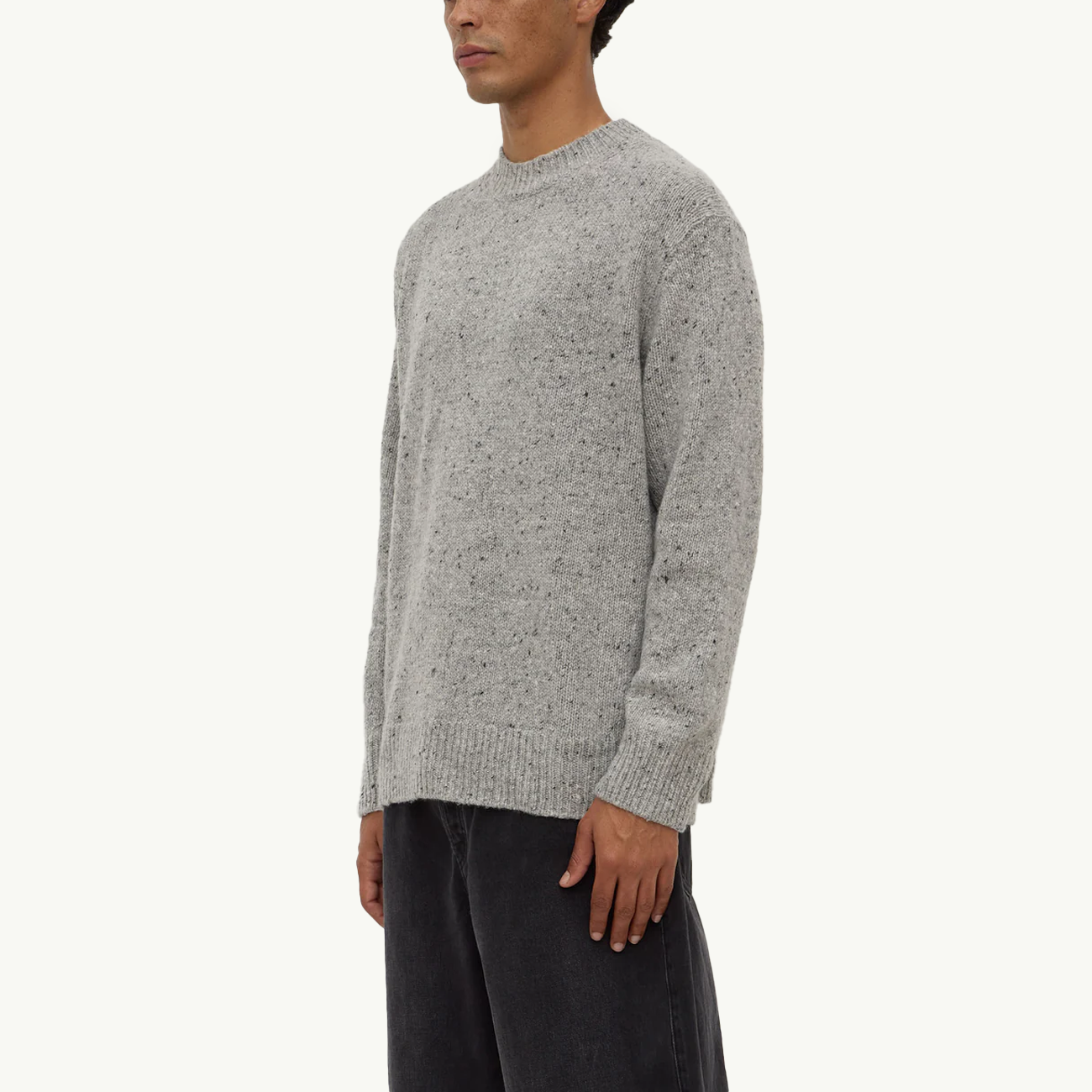 Lief Wool Blend Knit - Grey Marle