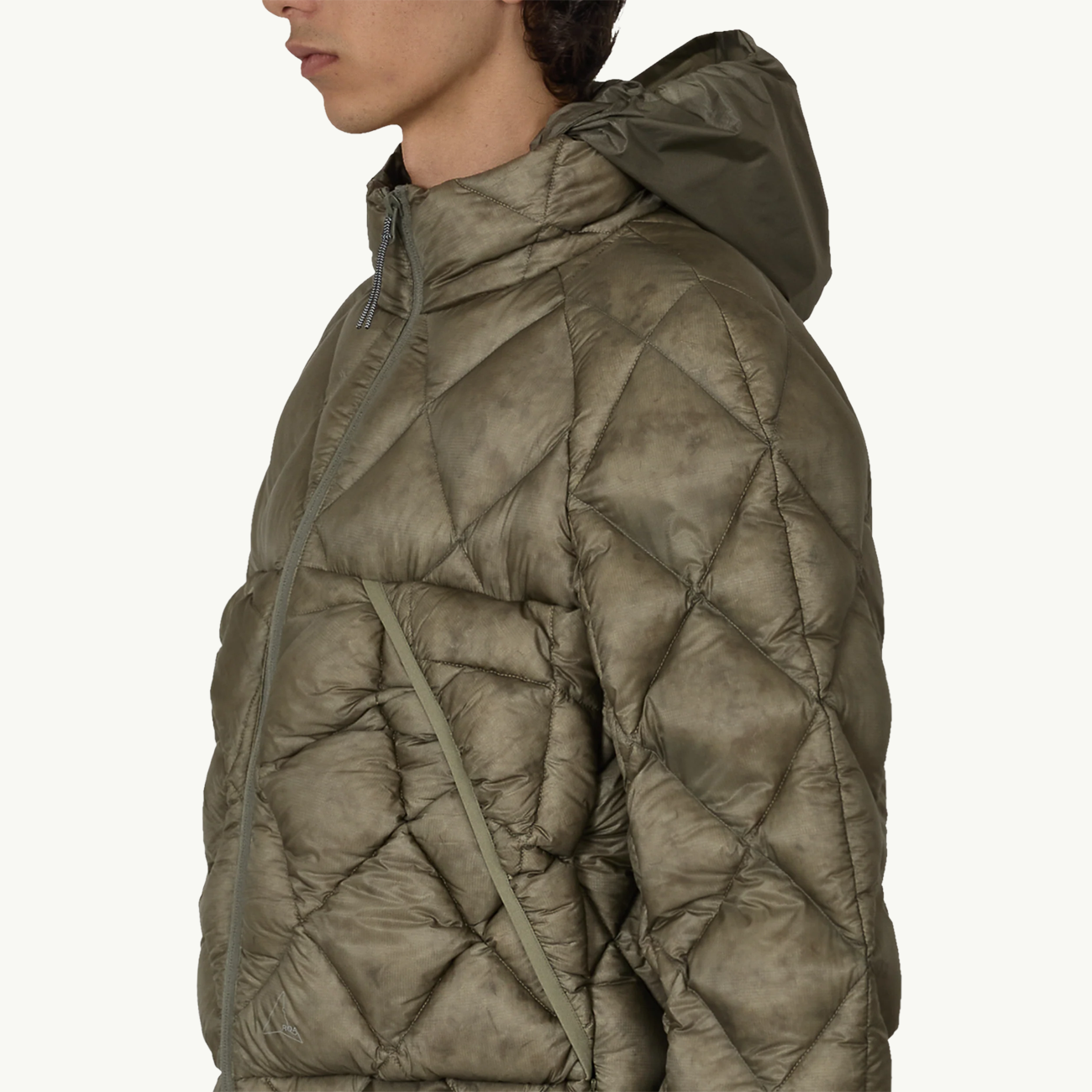Nuna 800 Fill Power Hooded Down Jacket - Sage Green