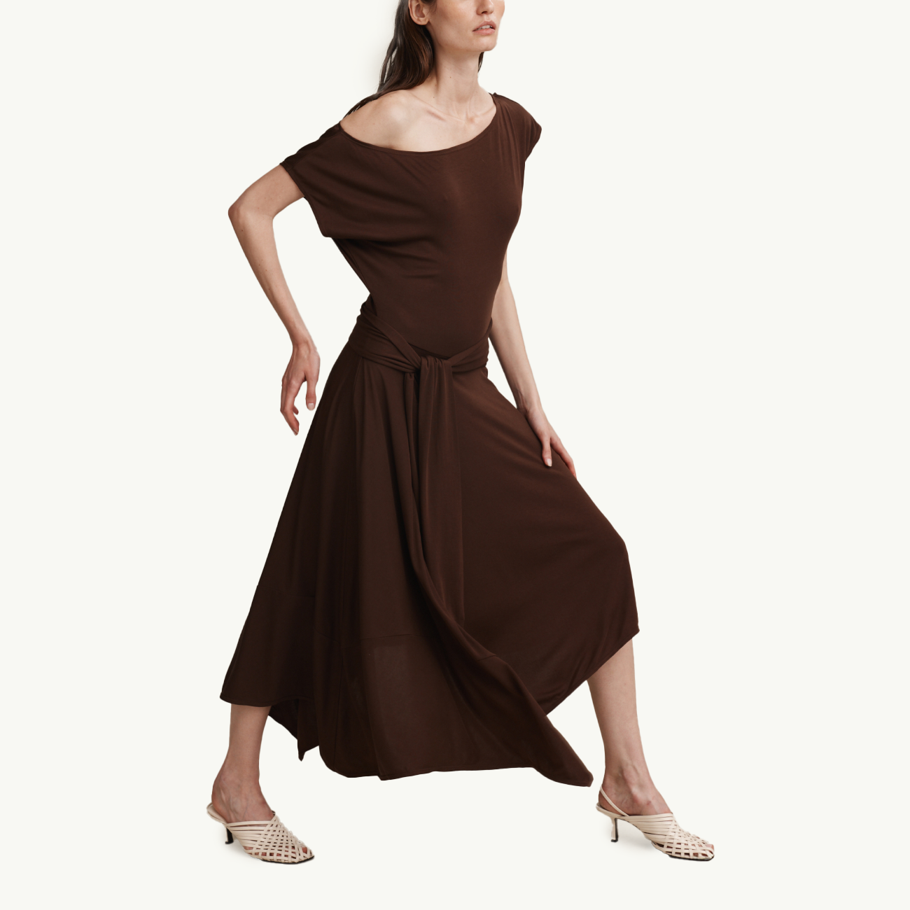 Inez Dress - Chocolate
