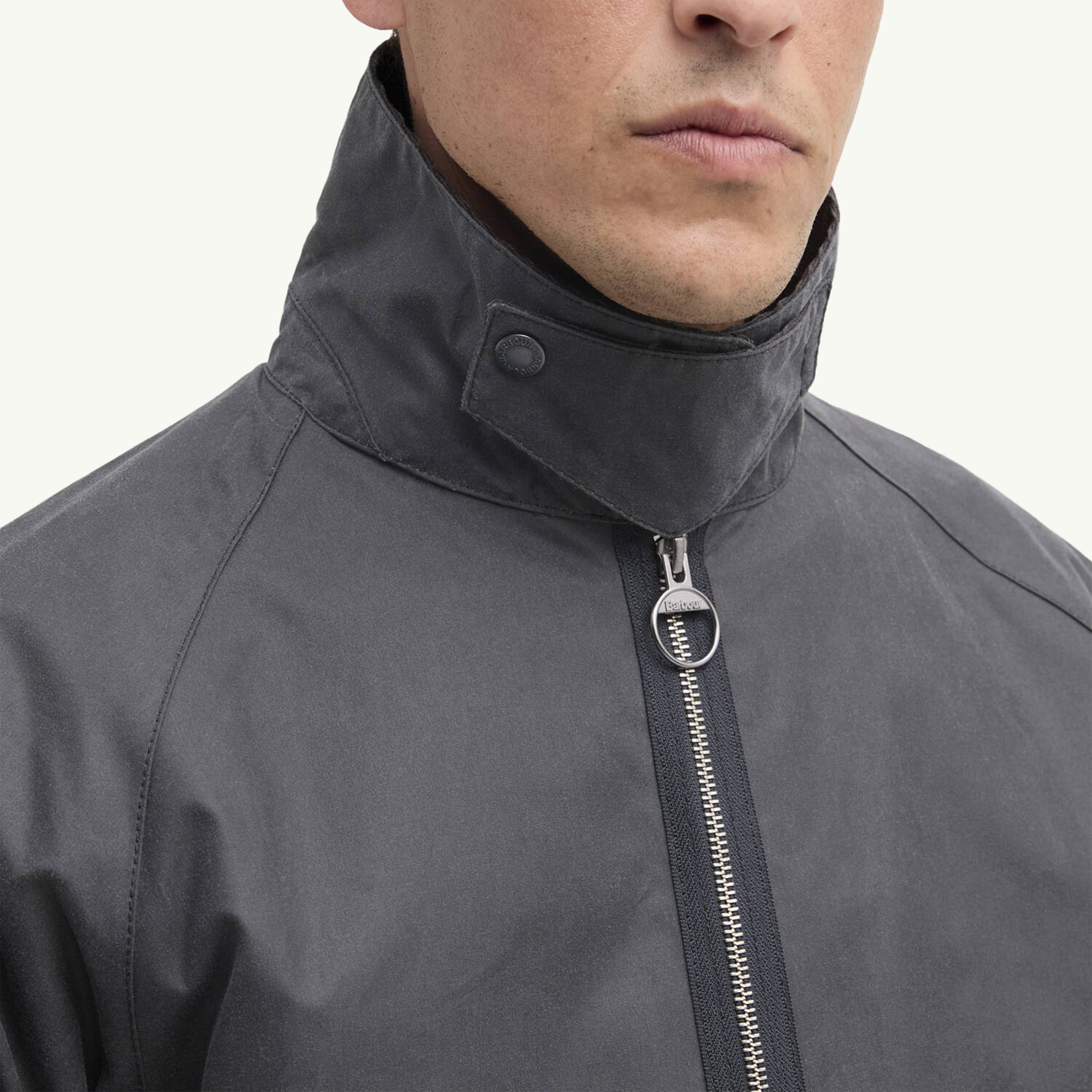 Re-Engineered Blackett Spey Wax Jacket - Asphalt