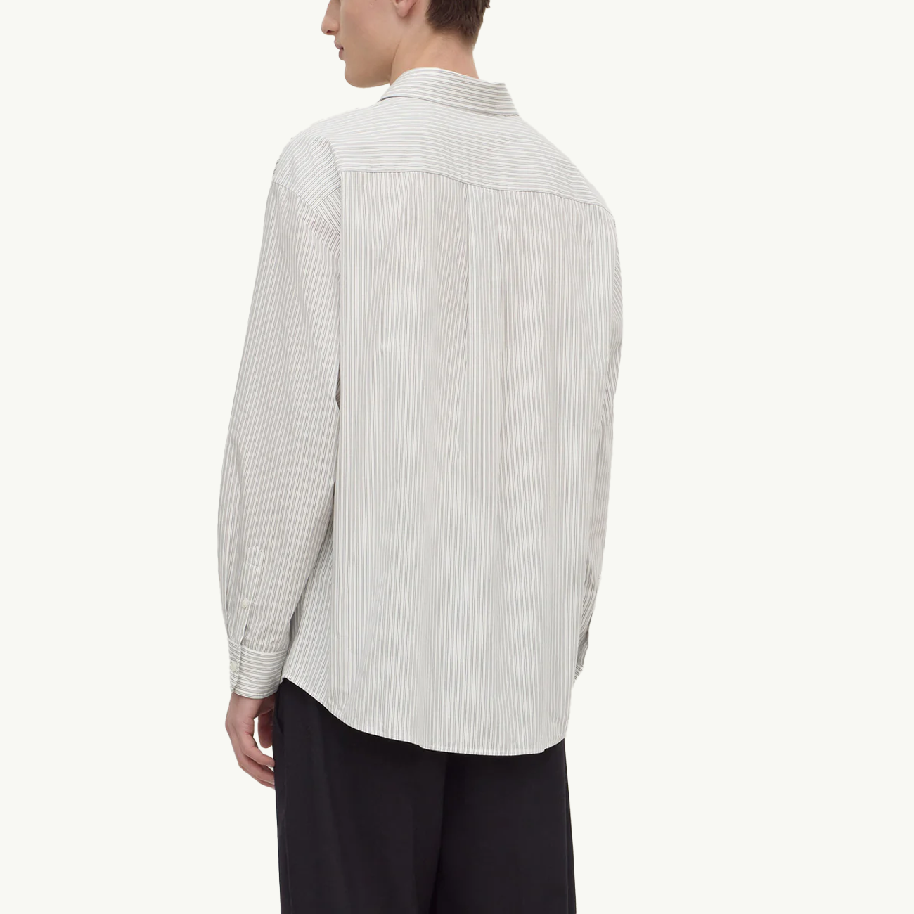 Veda Stripe Long Sleeve Shirt - Blue/White Stripe