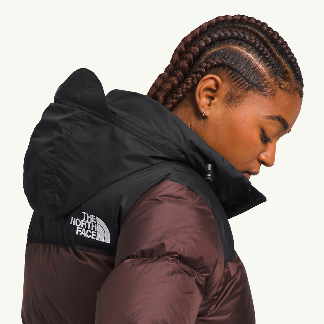 Women's 96 Retro Nuptse Jacket - Coal Brown