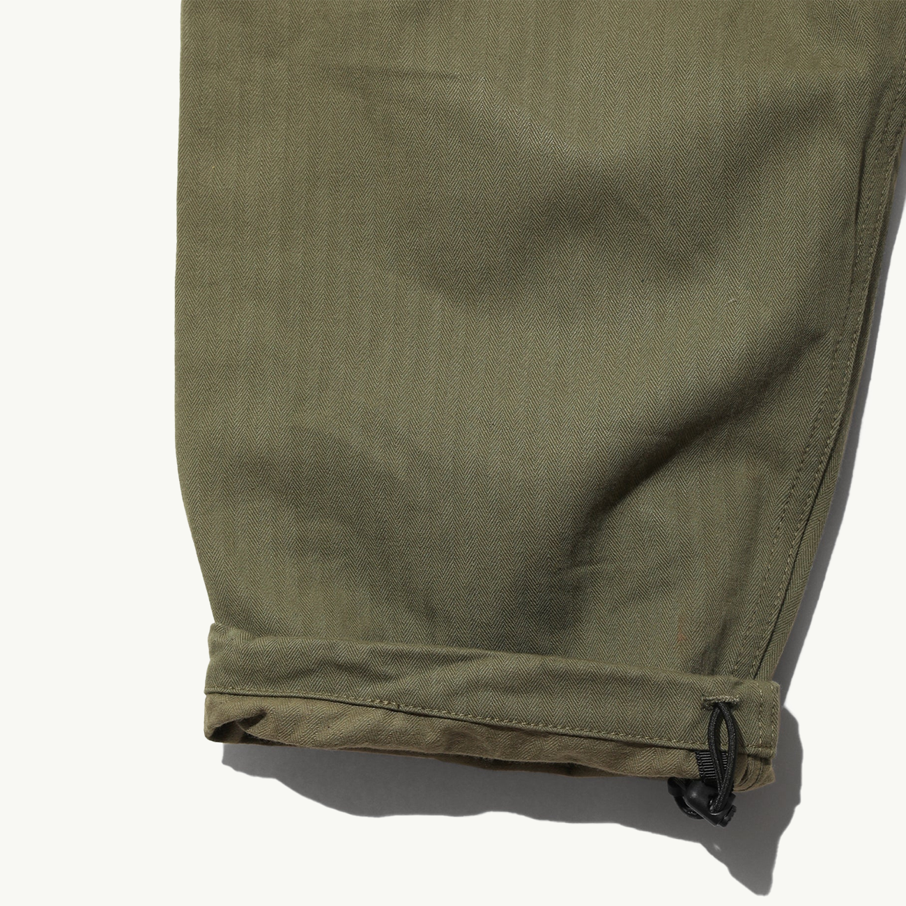 Trek Pant Cotton Herringbone - Olive