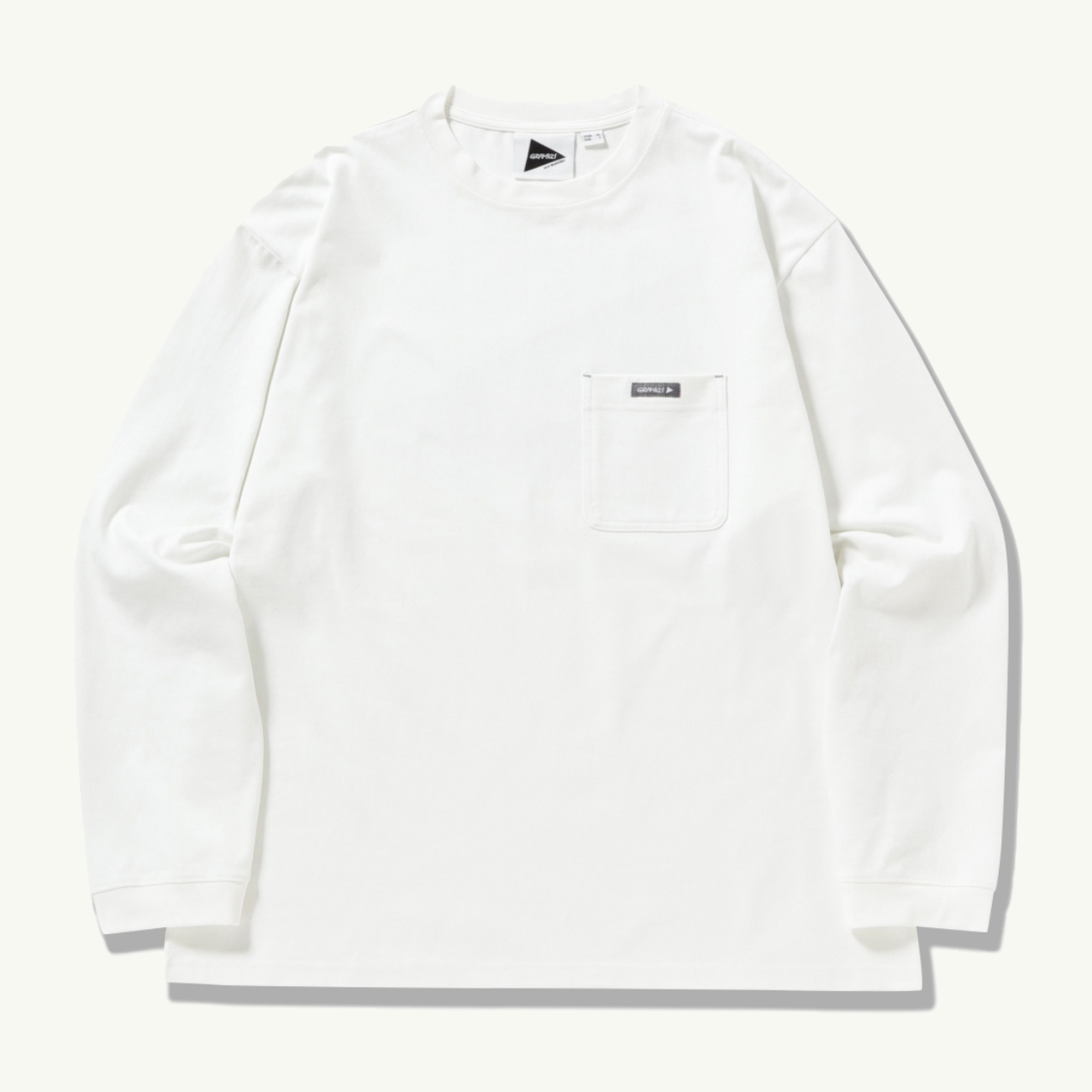 Gramicci x And Wander Backprint LS Tee - White