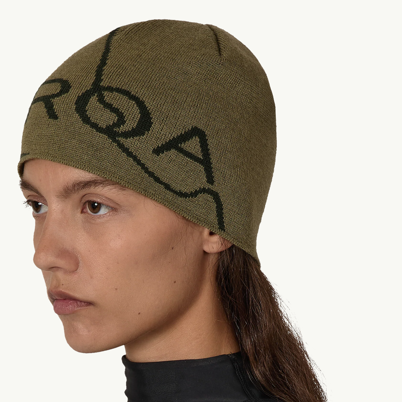 Logo Wool Beanie - Sage Green
