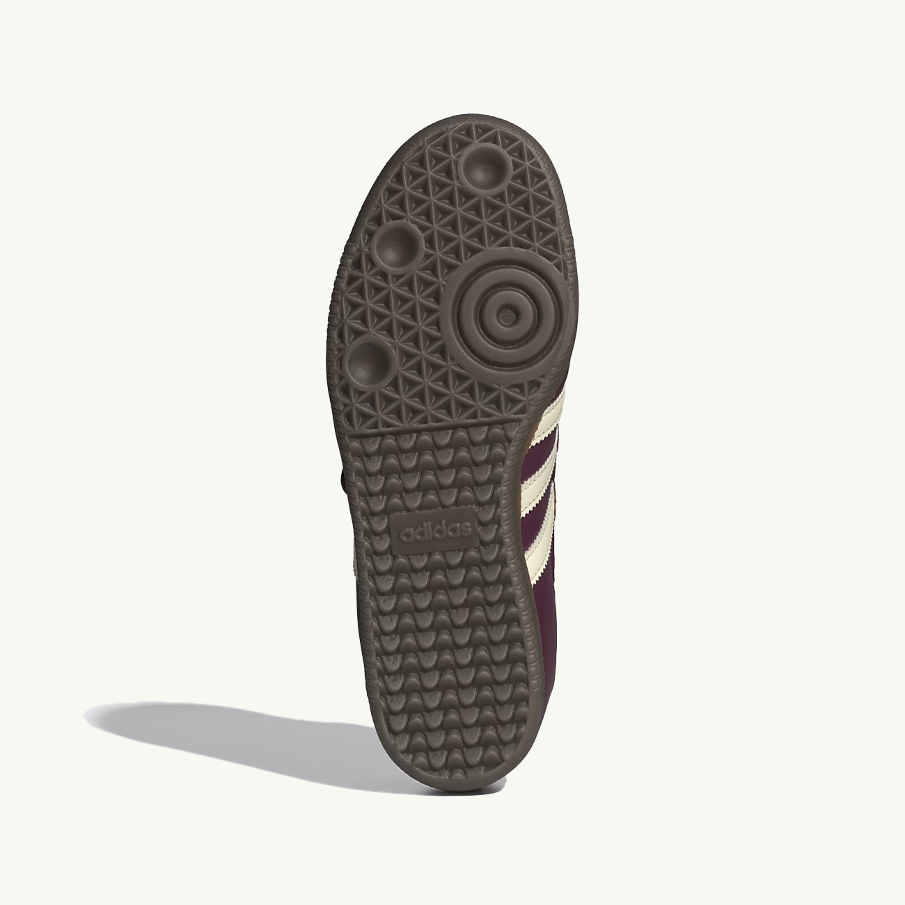 Women's Samba Jane - Maroon/Crew White/Gold Metallic