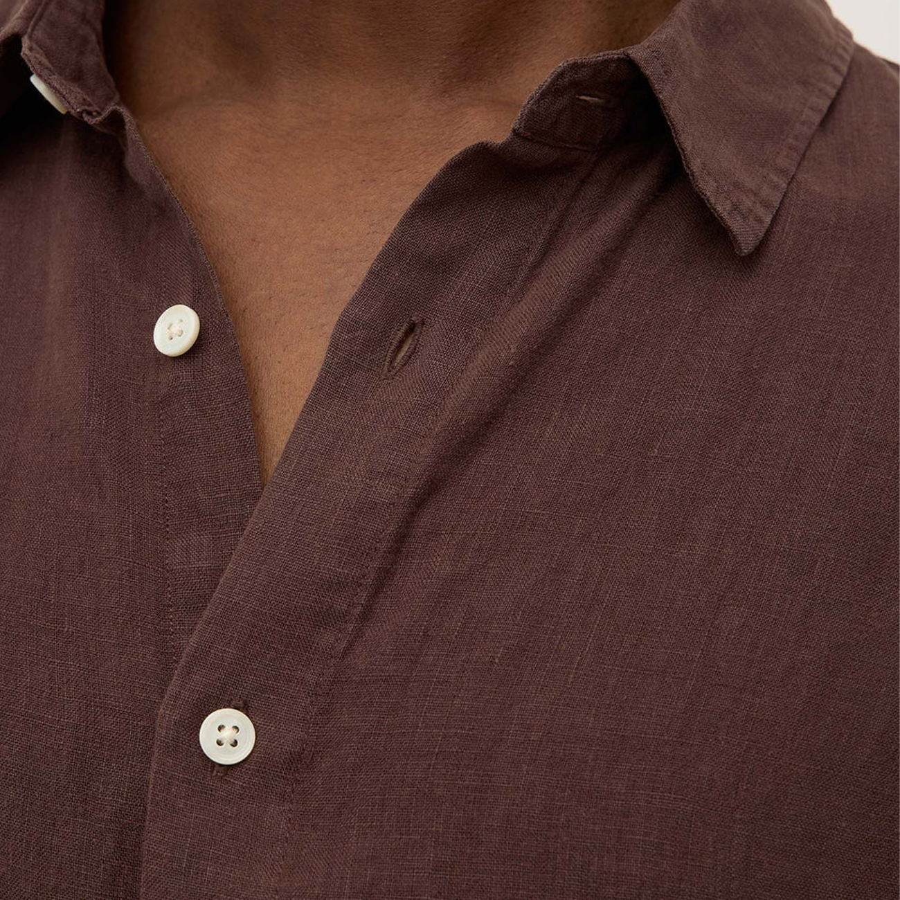Everyday Men's Linen Shirt - Ganache